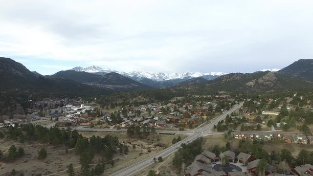 Estes Park in Colorado,
