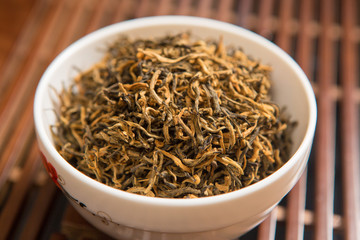 Chinese tea ceremony, Puer tea in assortment	