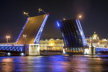 Fototapeta na wymiar Дворцовый мост