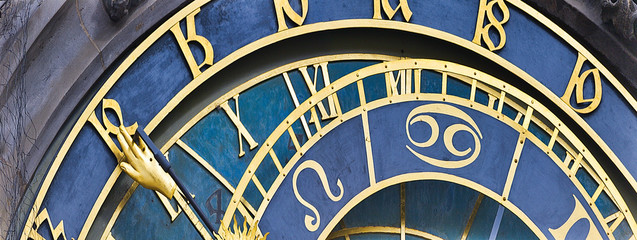 Details of  clock of Prague