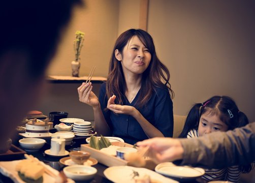 Japanese Family Dinner