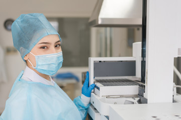 Female scientist in the laboratory