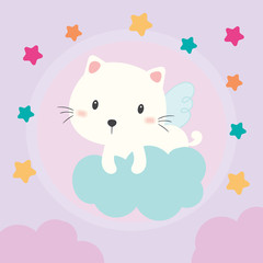 cute cat vector