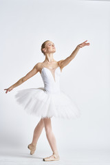 Fototapeta na wymiar woman ballerina dance theater
