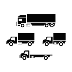 Truck icon set