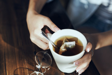 mug tea welding cafe