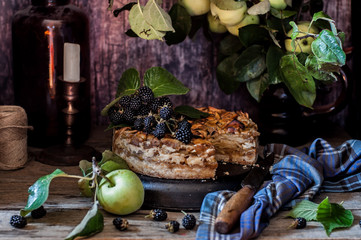 Sliced Rustic Apple Pie