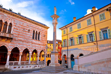 Piazza della Liberta square in Udine landmarks view