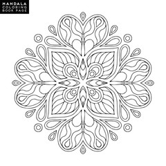 Vector mandala background