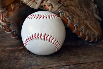 Vintage Baseball Equipment