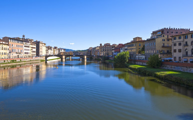Fototapeta na wymiar Landscapes, architectures and art of the city of Florence