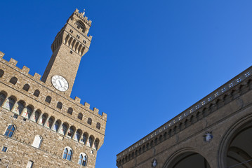 Obraz premium Landscapes, architectures and art of the city of Florence