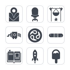 Premium fill icons set on white background . Such as cooking, medicine, white, sign, comfort, travel, evening, fire, comfortable, japan, furniture, library, location, smoke, medical, chair, hot, flame