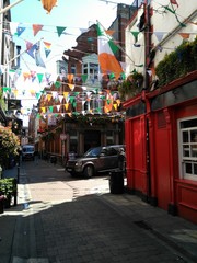 Fototapeta na wymiar Dublin street
