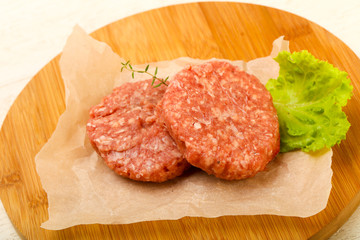 Raw cutlet
