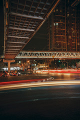 bangkok night cityscape