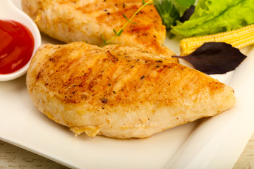 Roasted chicken breast