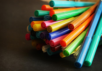 Set of color pencils