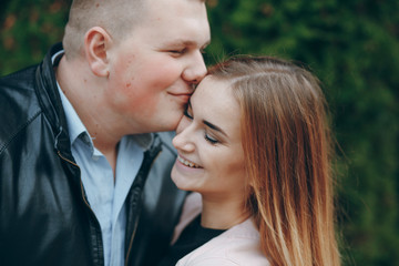 Fototapeta premium couple in city