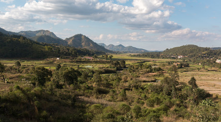 Fototapeta na wymiar Vallée de Madagascar
