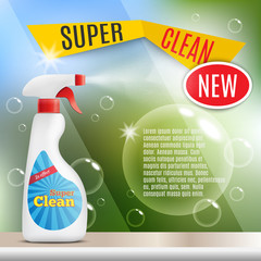 Window Cleaner Advertising Background