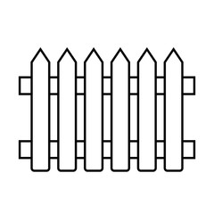 fence vector icon