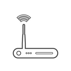 Modem vector icon, wifi router symbol. Modern, simple flat vector illustration for web site or mobile app