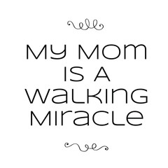 Mother's Day Quote Decorative Vector