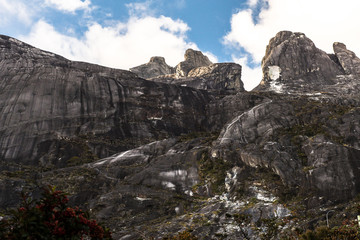 The top of Kinabalu mountain in kinabalu national park,Kota kinabalu,Sabah Malaysia