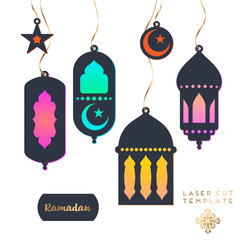 Laser cut islamic pattern