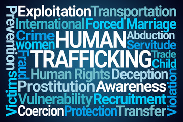 Human Trafficking Word Cloud