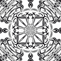 Monochrome diagonal antistress pattern for banner or tatoo, effect pixelisation