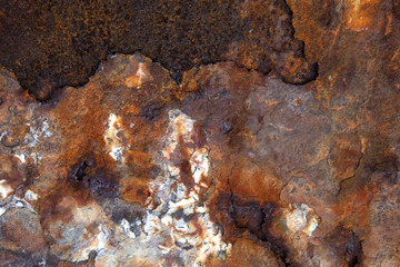 Rust. Texture of rusty metal. Corrosion of metal. Rusty background.