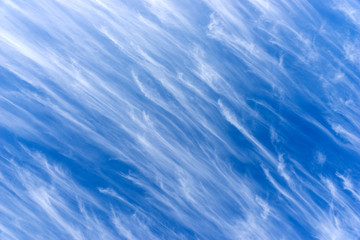 Obraz premium Blue sky with beautiful cirrus clouds as background