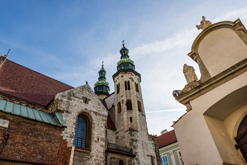 Fototapeta premium L'église Saint-Andrew de Cracovie