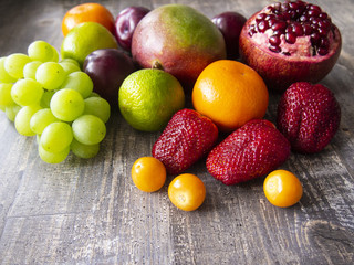 composition of fresh fruit