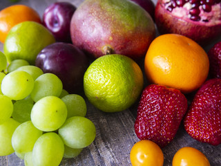composition of fresh fruit