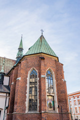 L'église saint-françois-d'assise de Cracovie