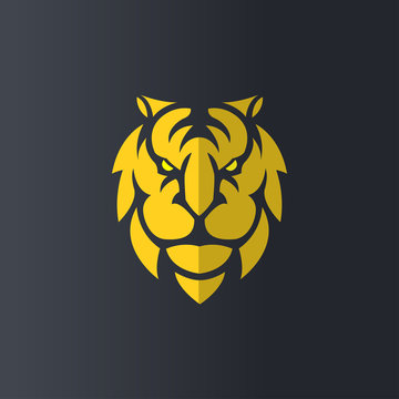 Tiger vector logo icon illustration