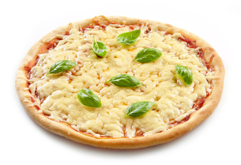 freshly baked pizza