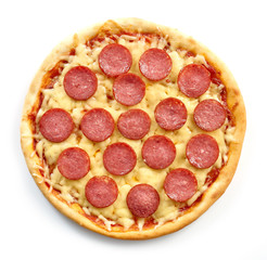 freshly baked pizza