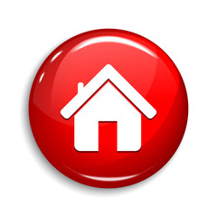 Home Sign Round Vector Web Element Circular Button Icon Design
