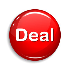 Deal Round Vector Web Element Circular Button Icon Design