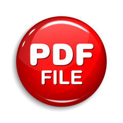 PDF File Round Vector Web Element Circular Button Icon Design