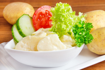 Potato salad with mayonnaise