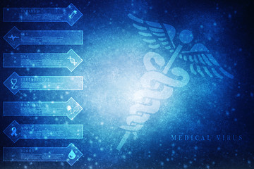 2d illustration Health care and medical logo 