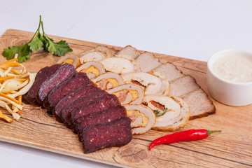 Cold meats and lard