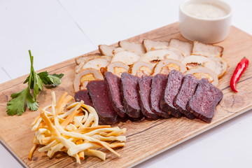 Cold meats and lard