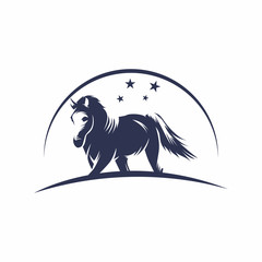 Horse Logo Vector Design Template