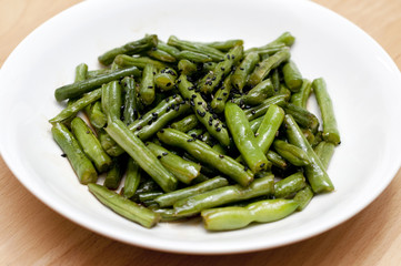 さやいんげんの炒め物